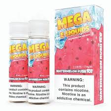 Mega E-liquid 2x60ML Best Flavor Watermelon Rush Ice