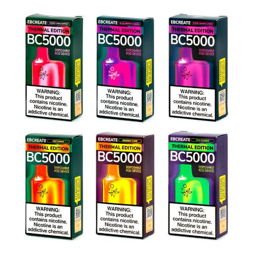 EBCreate BC5000 Thermal Edition Disposable Vape 10 Pack 9.5mL Best Flavors
