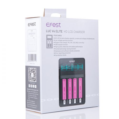 Efest LUC V4 Elite HD LCD Charger Best deals