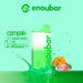 ENOUBAR Compak V2 Rechargeable Disposable Vape Device 6000 Puffs 10-Pack Best Flavor Mango Peach Ice