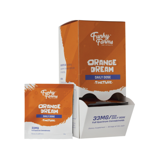 Funky Farms 1mL Daily Dose Best Flavor Orange Dream