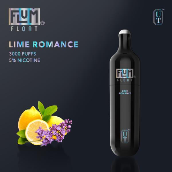 Flum Float 3000 Puffs Disposable Vape 10-Pack Best Flavor - Lime Romance