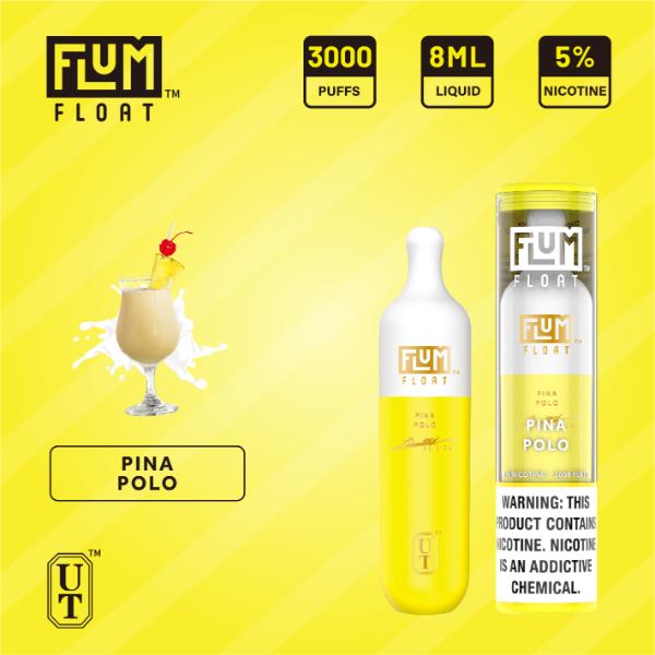 Flum Float 3000 Puffs Disposable Vape 10-Pack Best Flavor - Pina Polo