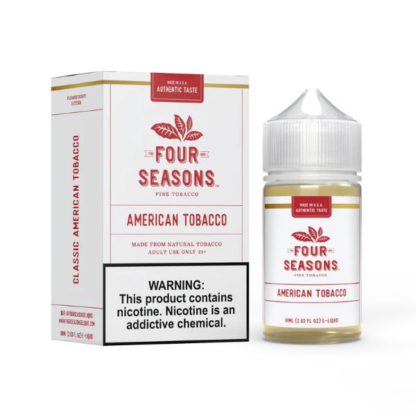 Four Seasons 30mL Vape Juice Best Flavor American Tobacco