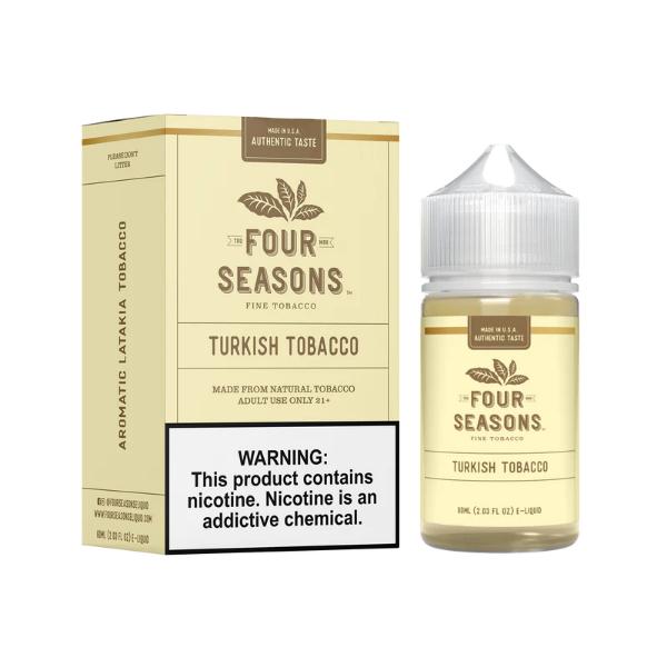 Four Seasons 30mL Vape Juice Best Flavor Turkish Tobacco