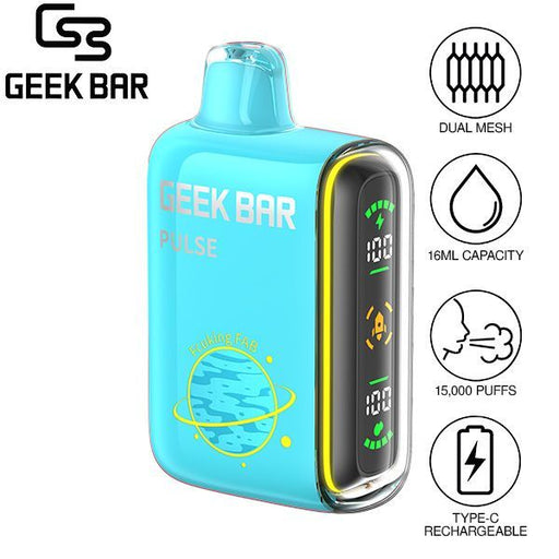 Geek Bar Pulse 15,000 Puffs Recharge Vape Best Flavor Fcuking Fab