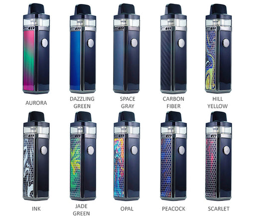 VooPoo Vinci R Pod System Kit Best Colors Aurora Dazzling Green Space Gray Carbon Fiber Hill Yellow Ink Jade Green Opal Peacock Scarlet