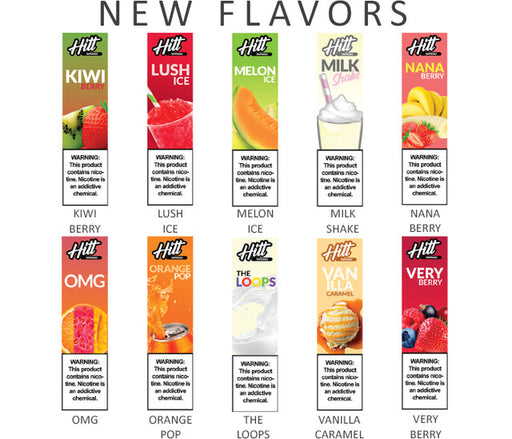 Hitt Go Disposable Vape - Pack of 10 Best Flavors