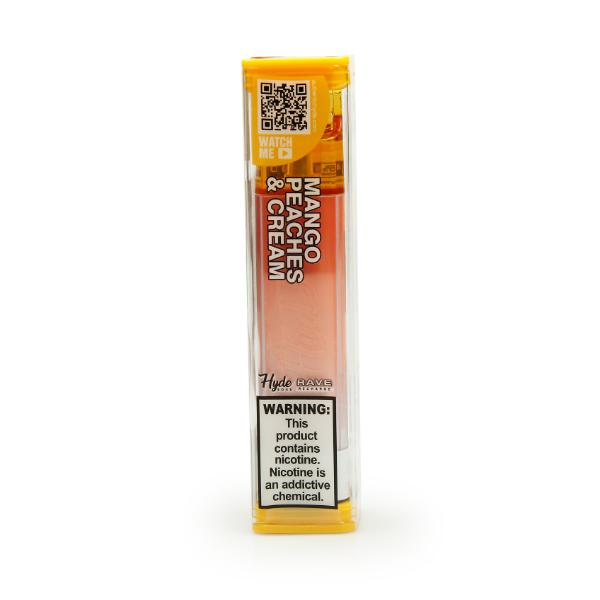 Hyde Edge RAVE Single Disposable Vape 10mL Best Flavor Mango Peaches & Cream