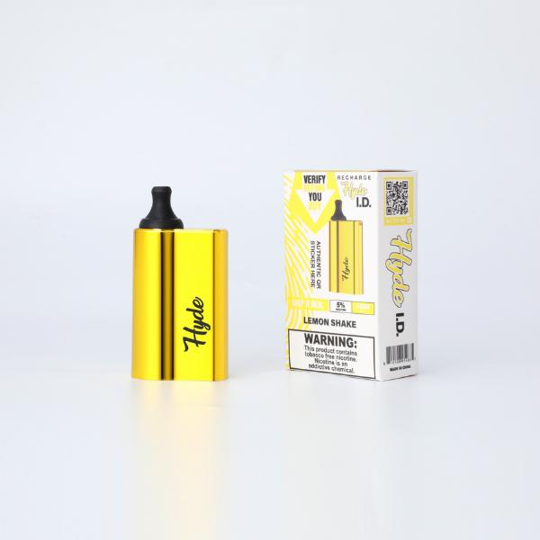 Hyde I.D. Recharge 4500 Puffs Single Disposable Vape Best Flavor Lemon Shake
