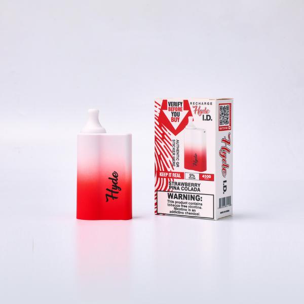 Hyde I.D. Recharge 4500 Puffs Single Disposable Vape Best Flavor Strawberry Pina Colada