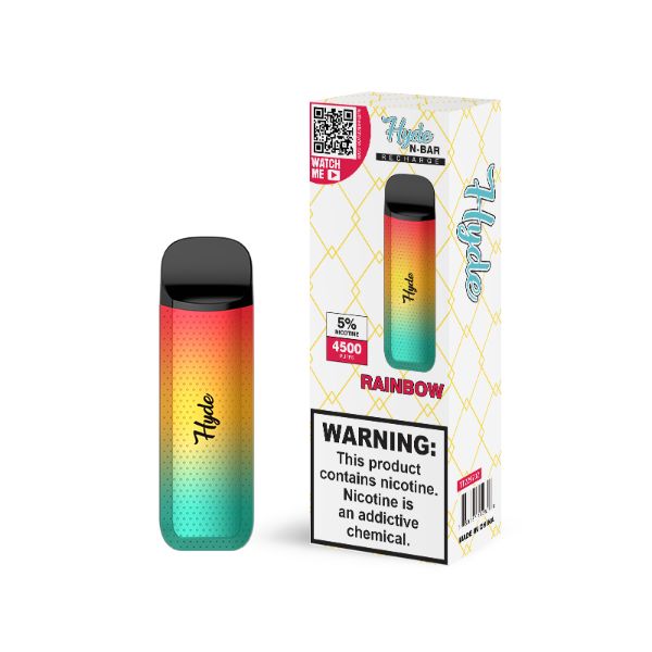 Hyde N-Bar Recharge Single Disposable Vape 13mL Best Flavor Rainbow