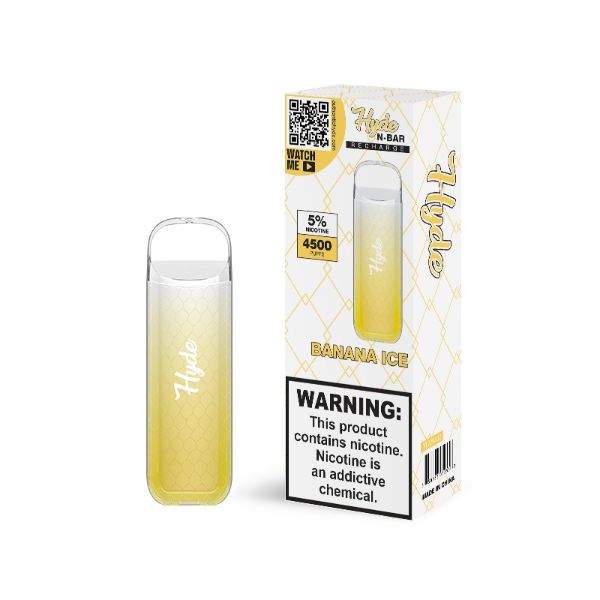 Hyde N-Bar Recharge Single Disposable Vape 13mL Best Flavor Banana Ice