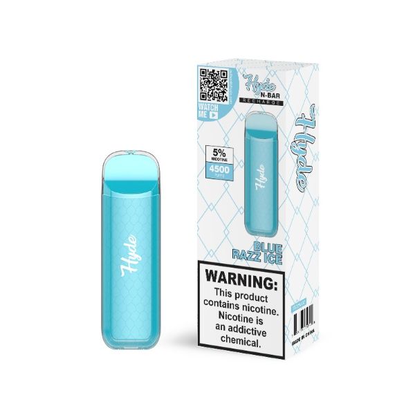 Hyde N-Bar Recharge Single Disposable Vape 13mL Best Flavor Blue Razz Ice