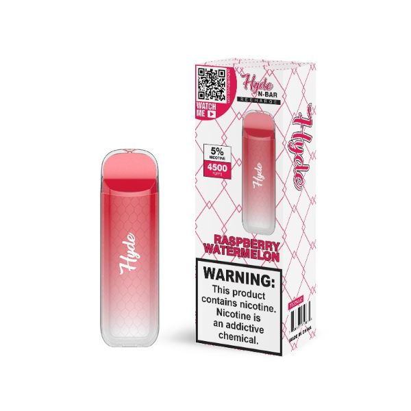 Hyde N-Bar Recharge Single Disposable Vape 13mL Best Flavor Raspberry Watermelon
