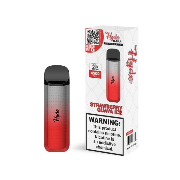 Hyde N-Bar Recharge Single Disposable Vape 13mL Best Flavor Strawberry Guava Ice