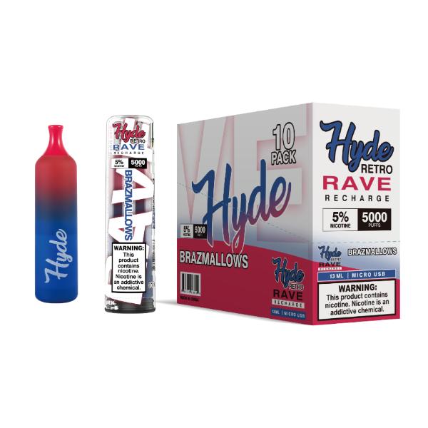 Hyde Retro RAVE Single Disposable Vape Best Flavor Brazmallows