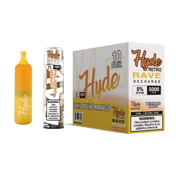 Hyde Retro RAVE Single Disposable Vape Best Flavor Philippine Mango