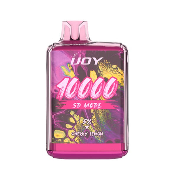 iJoy Bar SD10000 Disposable Vape 20mL Best Flavor Cherry Lemon