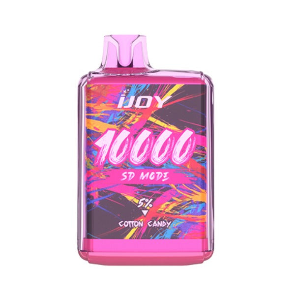 iJoy Bar SD10000 Disposable Vape 20mL Best Flavor Cotton Candy