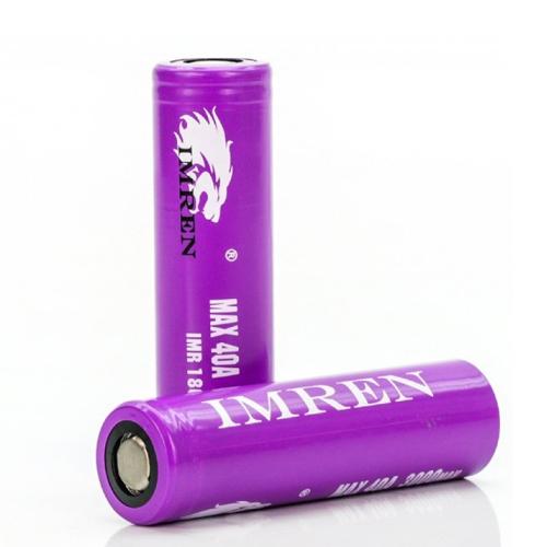 Imren Purple IMR 18650 Battery 2 Pack Best 