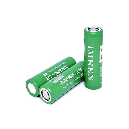 Imren 5000mAh 21700 15A 3.7v Battery- 2 Pack Best