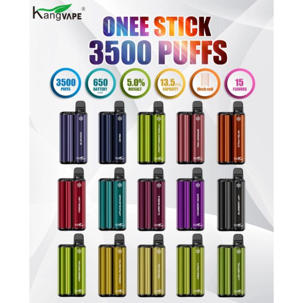 Kangvape Onee Stick 3500 Puffs Disposable Vape 10 Pack 13.5mL Best Flavors