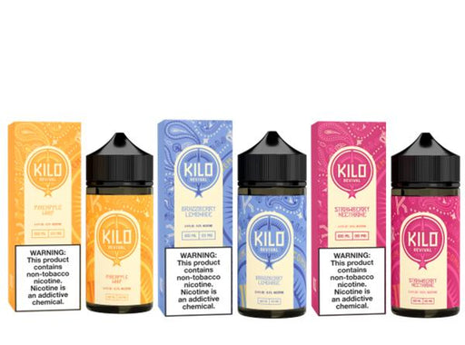Kilo Revival Synthetic Vape Juice 100mL Best Flavors