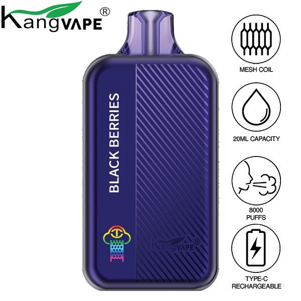 Kangvape TC8000 Disposable Vape Best Flavor Black Berries