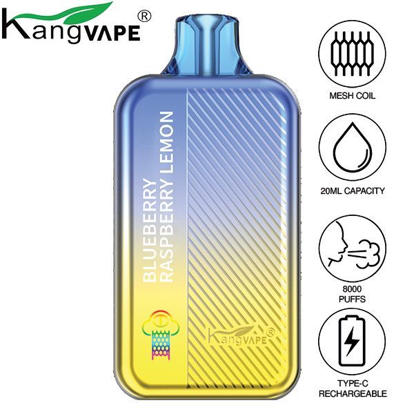 Kangvape TC8000 Disposable Vape Best Flavor Blueberry Raspberry Lemon