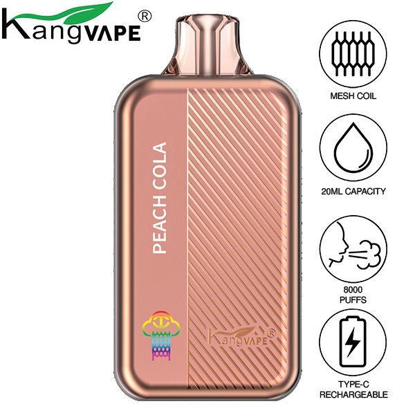 Kangvape TC8000 Disposable Vape Best Flavor Peach Cola