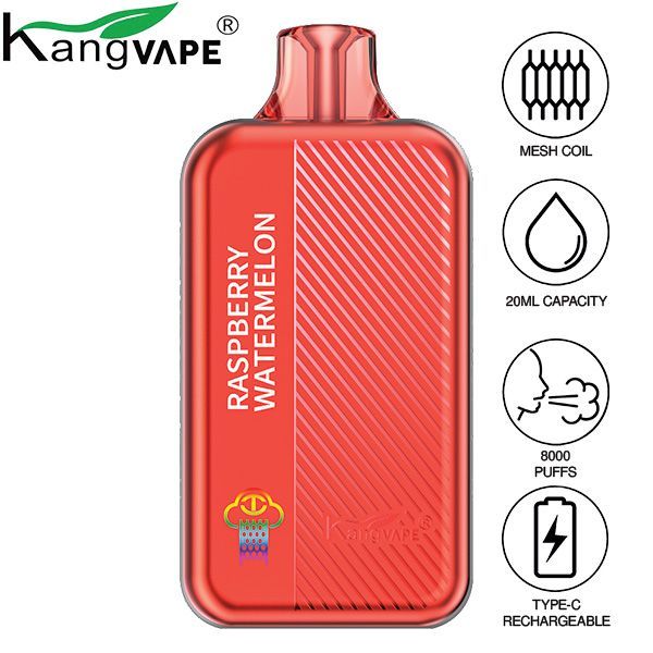 Kangvape TC8000 Disposable Vape Best Flavor Raspberry Watermelon