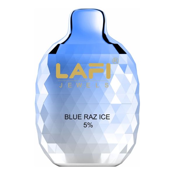 LAFI Jewels 6500 Puffs Rechargeable Vape Disposable 13mL 10 Pack Best Flavor Blue Raz Ice