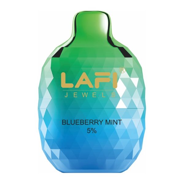 LAFI Jewels 6500 Puffs Rechargeable Vape Disposable 13mL 10 Pack Best Flavor Blueberry Mint