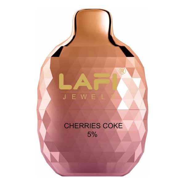 LAFI Jewels 6500 Puffs Rechargeable Vape Disposable 13mL 10 Pack Best Flavor Cherries Coke