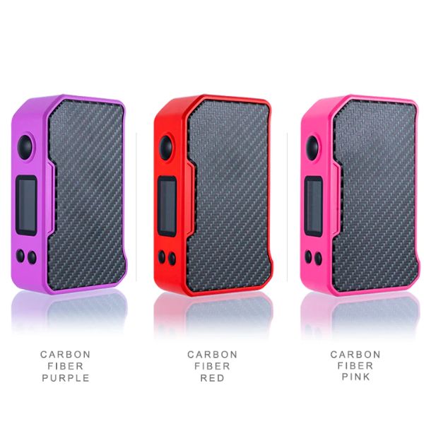 Dovpo MVP 220w Box Mod Best Colors Carbon Fiber Purple Carbon Fiber Red Carbon Fiber Pink