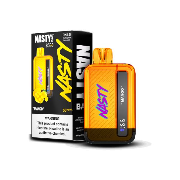 Nasty Bar by Nasty Juice 8500 Puffs Disposable Vape 17mL Best Flavor Mango
