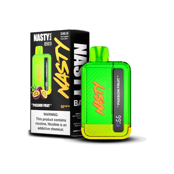 Nasty Bar by Nasty Juice 8500 Puffs Disposable Vape 17mL Best Flavor Passion Fruit