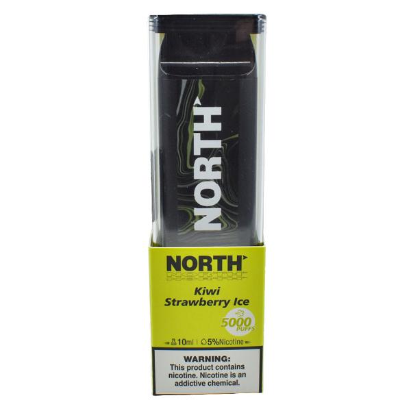North 5000 Puffs 10mL Disposable Vape 10mL Best Flavor Kiwi Strawberry Ice