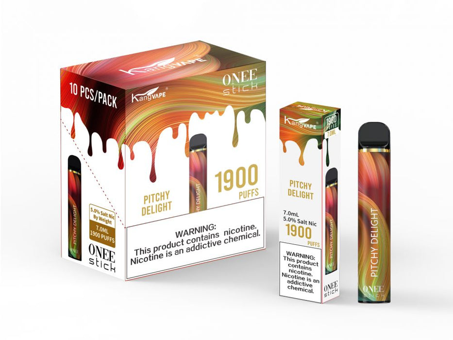 KangVape Onee Stick Disposable 1900 Puffs 10 Pack Best Flavor Pitchy Delight