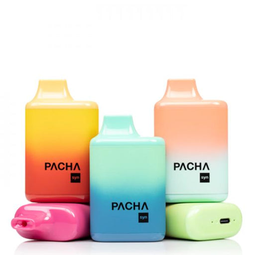 Pachamama Syn 4500 Puffs Rechargeable Vape Disposable 12mL 10 Pack Best Flavors