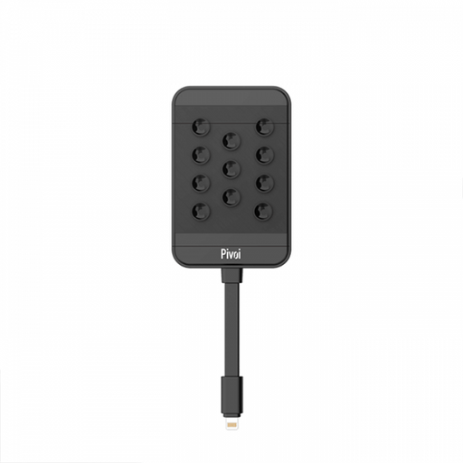 Pivoi 5000mAh Power Bank with Built-in Lightning Cable and Suction Cups Wholesale