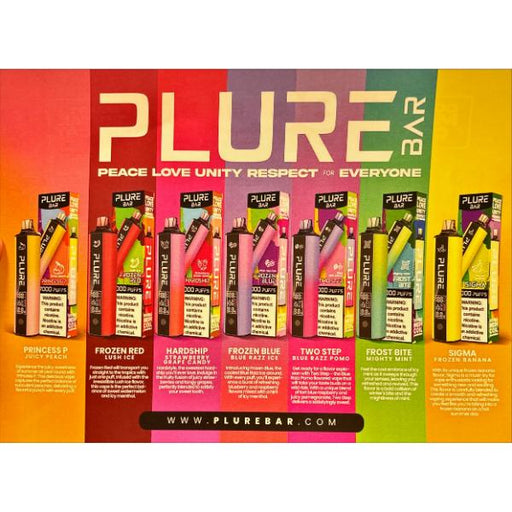 Plurebar 8000 Puffs Disposable Vape 10mL Best Flavors