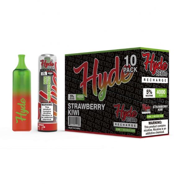 Hyde Retro Recharge Single Disposable Vape Best Flavor Strawberry Kiwi