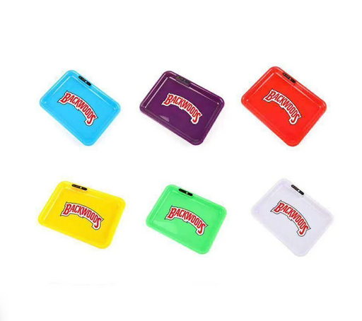 B LED Rolling Tray Best Colors Blue Purple Red Yellow Green White