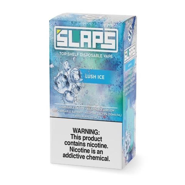 Slaps 4500 Puffs Disposable Vape 12mL Best Flavor Lush Ice