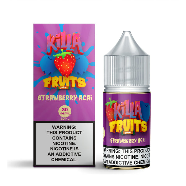 Killa Fruits Salts TFN Vape Juice 30mL Best Flavor Strawberry Acai