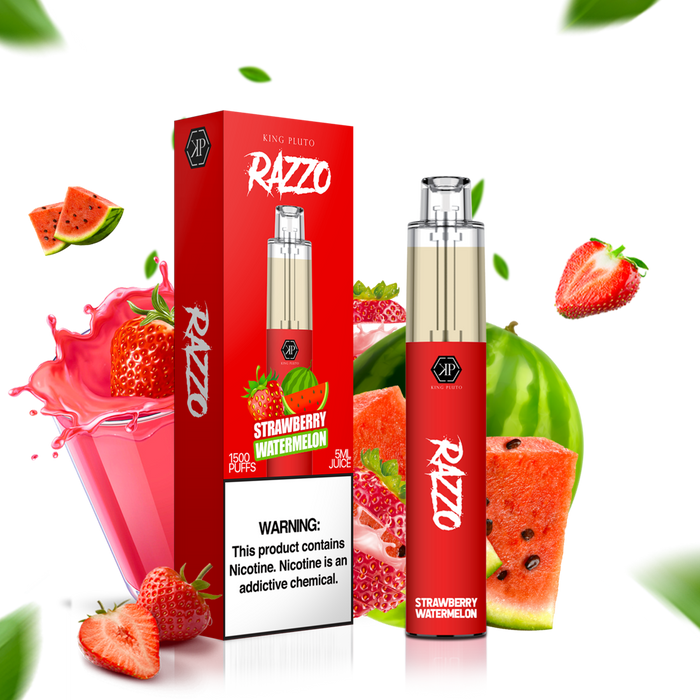 King Pluto Razzo Disposable Vape 5mL Best Flavor Strawberry Watermelon