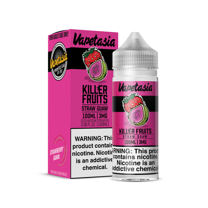 Vapetasia Killer Fruit TFN Vape Juice 100mL Best Flavor Straw Guaw