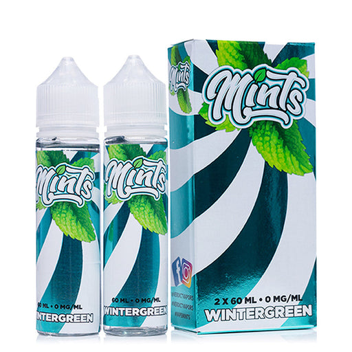 Mints 2x60ML Vape Juice Best Flavor Wintergreen